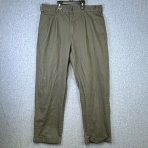 Cabela's‎ Pants Men's 35x29 Khaki Huntsman Pleated Casual Cotton Blend Workwear